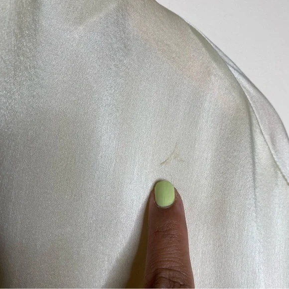 XIRENA CREAM MAYSON 100% SILK BLOUSE -Stardust - Picture 15 of 16